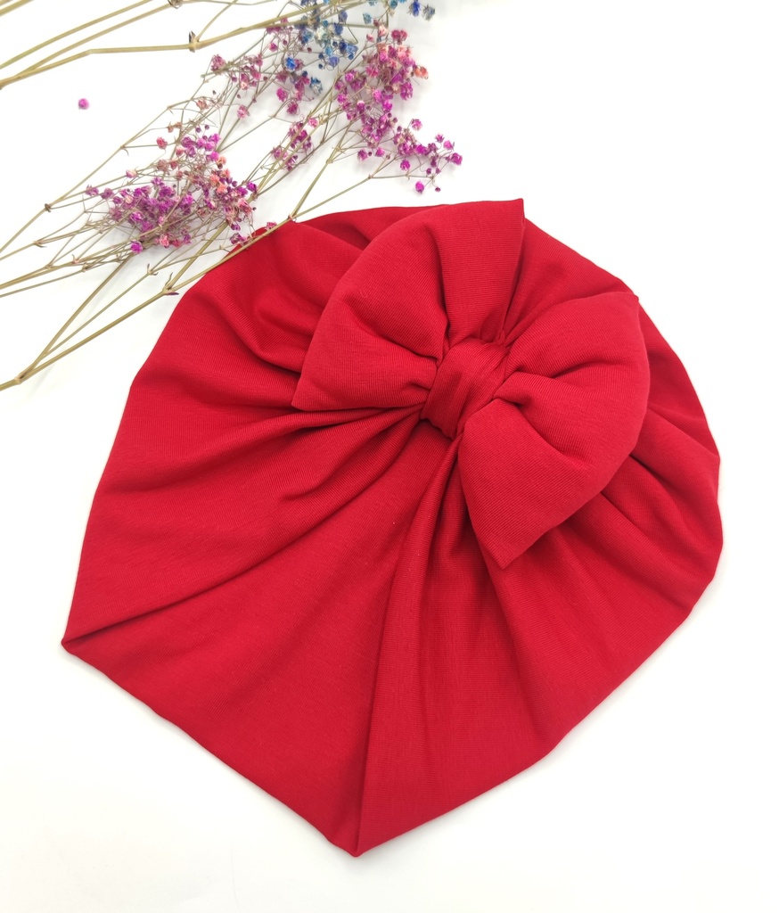 Turban " Crvena elegancija"